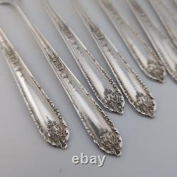 Alvin Della Robbia Sterling Silver Cocktail Forks 5 3/4 Set of 8