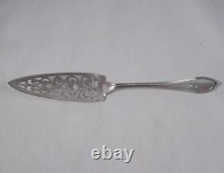 Alvin Evangeline Sterling Silver Jelly Cake Server Engraved Pierced Blade Beauty