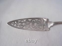 Alvin Evangeline Sterling Silver Jelly Cake Server Engraved Pierced Blade Beauty