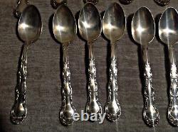 Alvin French Scroll Sterling Silver Flatware set for 12 GP32 NOW ON SALE