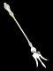 Alvin / Gorham Sterling Silver Old Orange Blossom 9 Lettuce Fork