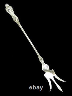 Alvin / Gorham Sterling Silver Old Orange Blossom 9 Lettuce Fork
