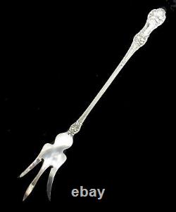 Alvin / Gorham Sterling Silver Old Orange Blossom 9 Lettuce Fork