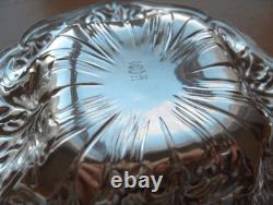 Alvin Iris pattern sterling silver bowl/nappy Antique1900sArt Nouveau floral