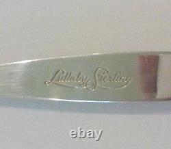 Alvin LULLABY Sterling Silver Child's Flatware Set (Knife, Fork & Spoon)