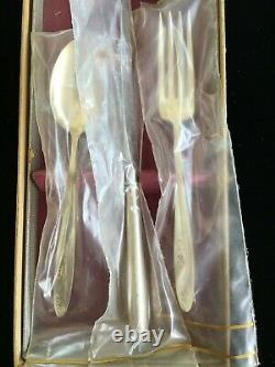 Alvin LULLABY Sterling Silver Child's Flatware Set (Knife, Fork & Spoon) 1951