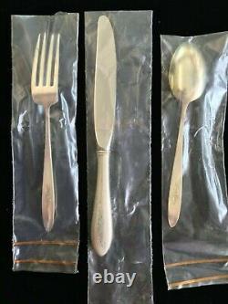Alvin LULLABY Sterling Silver Child's Flatware Set (Knife, Fork & Spoon) 1951