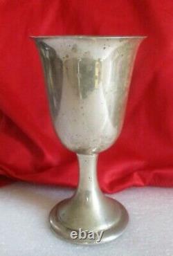Alvin LULLABY Sterling Silver Goblet Wine Cordial Water Cup