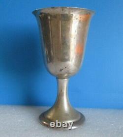 Alvin LULLABY Sterling Silver Goblet Wine Cordial Water Cup