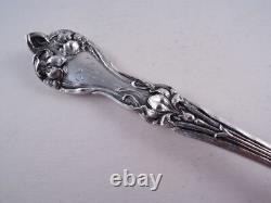 Alvin Majestic Sterling Silver Long Handled Olive Spoon 8 1/4 Rare Form Floral