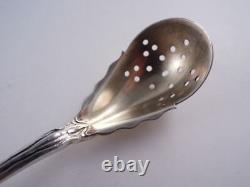 Alvin Majestic Sterling Silver Long Handled Olive Spoon 8 1/4 Rare Form Floral