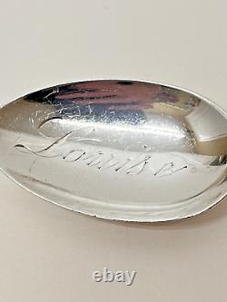 Alvin Mfg Co Sterling Silver Easter Lilly 1900's Teaspoon 23.5 Gr. 5-1/2 Lg ML