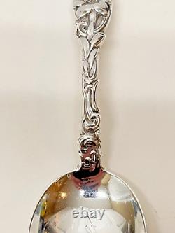 Alvin Mfg Co Sterling Silver Easter Lilly 1900's Teaspoon 23.5 Gr. 5-1/2 Lg ML