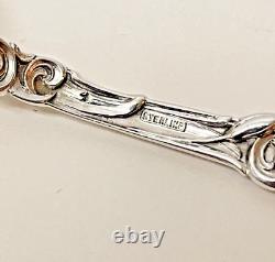 Alvin Mfg Co Sterling Silver Easter Lilly 1900's Teaspoon 23.5 Gr. 5-1/2 Lg ML