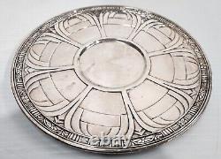 Alvin Modernist Art Deco Gift Line Sterling Silver Serve Ware Plate Tray 1930s