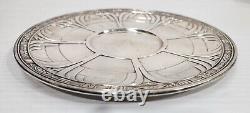 Alvin Modernist Art Deco Gift Line Sterling Silver Serve Ware Plate Tray 1930s