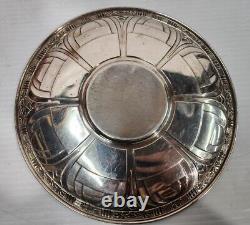 Alvin Modernist Art Deco Gift Line Sterling Silver Serve Ware Plate Tray 1930s