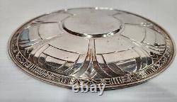 Alvin Modernist Art Deco Gift Line Sterling Silver Serve Ware Plate Tray 1930s