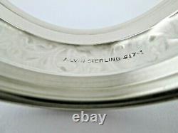 Alvin Napkin Ring in Sterling Silver S17-1 Set of 4 No Monos
