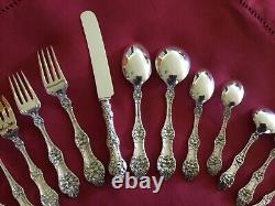 Alvin Old Orange Blossom Sterling Silver 13 Pc Place Setting