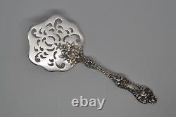 Alvin Old Orange Blossom Sterling Silver Cucumber Server 6 3/8 44g Mono