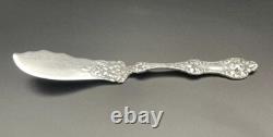 Alvin Old Orange Blossom Sterling Silver Master Butter Knife No Monogram