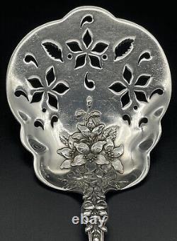 Alvin Old Orange Blossom Sterling Silver Pierced Tomato Server 8