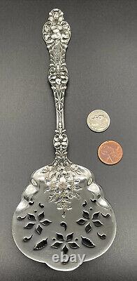 Alvin Old Orange Blossom Sterling Silver Pierced Tomato Server 8