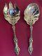 Alvin Old Orange Blossom Sterling Silver Salad Set 9 1/4. No Mono