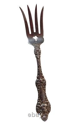Alvin Old Orange Blossom Sterling Small Chipped Beef Fork 1906 Antique
