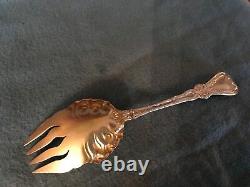 Alvin Orient Sterling Silver 1910 Rare Terrapin Fork Or Ice Cream Spoon