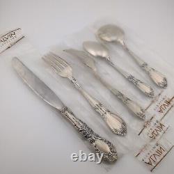 Alvin Prince Eugene Sterling Silver 5 Piece Place Setting New in Package