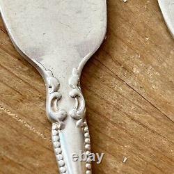 Alvin Raleigh 6 Butter Knife Spreaders Set Sterling Silver Mono D