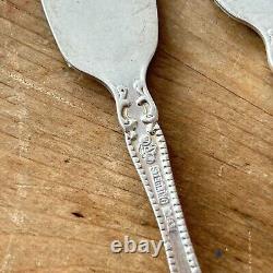 Alvin Raleigh 6 Butter Knife Spreaders Set Sterling Silver Mono D