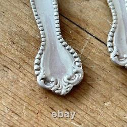 Alvin Raleigh 6 Butter Knife Spreaders Set Sterling Silver Mono D