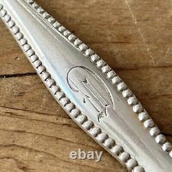 Alvin Raleigh 6 Butter Knife Spreaders Set Sterling Silver Mono D