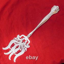 Alvin Raleigh Asparagus / Meat Serving Fork 9 Long Rare Piece Mono F K M 74gr