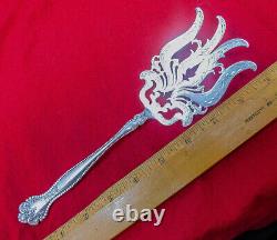 Alvin Raleigh Asparagus / Meat Serving Fork 9 Long Rare Piece Mono F K M 74gr