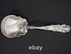 Alvin Silver RAPHAEL 1902 Oversized Solid Sterling Silver Serving Spoon, 9