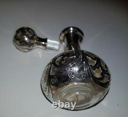 Alvin Silver Scent with Silver Overlay. Original Alvin Marking 1886