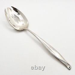 Alvin Spring Bud Sterling Silver Pierced Serving Spoon Heirloom New Old Stock