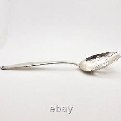Alvin Spring Bud Sterling Silver Pierced Serving Spoon Heirloom New Old Stock