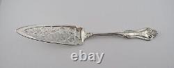 Alvin Sterling 8 3/4 Bright Cut Jelly Cake Server Suffolk Pattern #8638