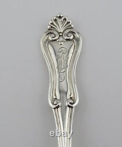 Alvin Sterling 8 3/4 Bright Cut Jelly Cake Server Suffolk Pattern #8638