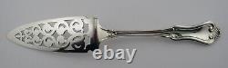 Alvin Sterling 8 3/4 Bright Cut Jelly Cake Server Suffolk Pattern #8638