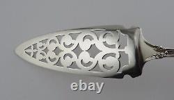 Alvin Sterling 8 3/4 Bright Cut Jelly Cake Server Suffolk Pattern #8638