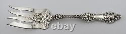 Alvin Sterling 9 Large Cold Meat Fork Blossom Pattern No Mono #9708