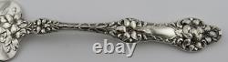 Alvin Sterling 9 Large Cold Meat Fork Blossom Pattern No Mono #9708