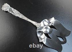 Alvin Sterling Bridal Rose Asparagus Serving Fork Custom Made