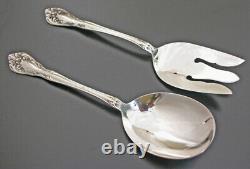 Alvin Sterling Chateau Rose All Sterling Salad Serving Set